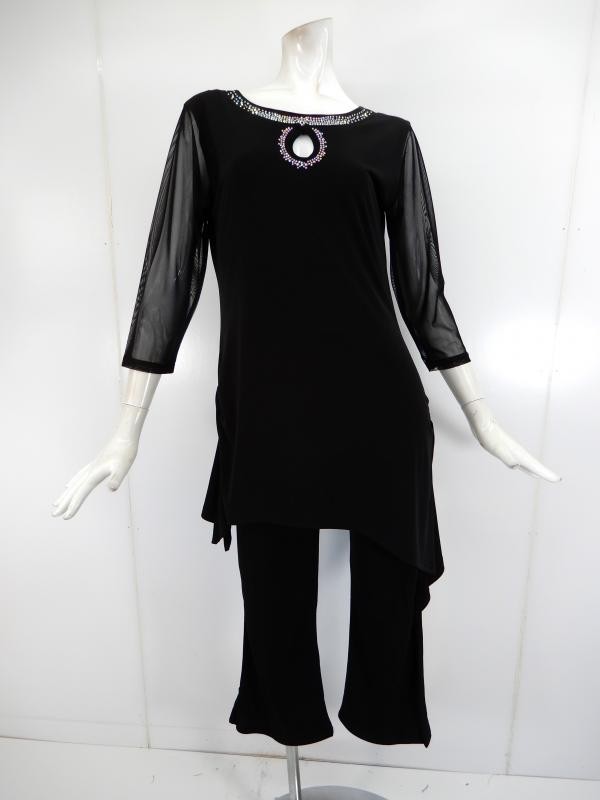 ☆新入荷商品☆【c622】社交ダンストップス　ロング丈チュニック　