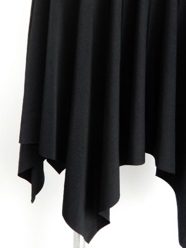 【sk523】社交ダンスラテンスカート　裾ギザギザヒップライン紐垂れ飾り
