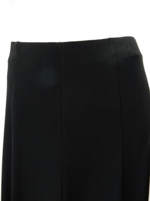 【sk865】社交ダンス　コーラス衣装　ロングスカート　8枚はぎ　裏付き　ブラック